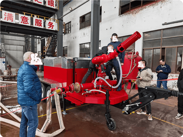 কাস্টম ফায়ার ফোম মনিটর ট্রেলার নমুনা সম্পন্ন হয়েছে.